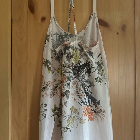Flora Nikrooz sheer floral print tunic dress with straps - size small - Picture 2 of 4